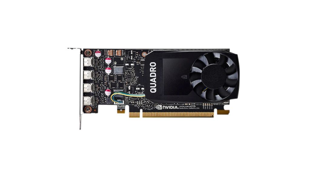 Graphics Card, NVIDIA Quadro P1000, 4GB GDDR5, 47W